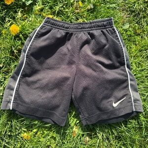 Nike Kids Black Athletic Shorts